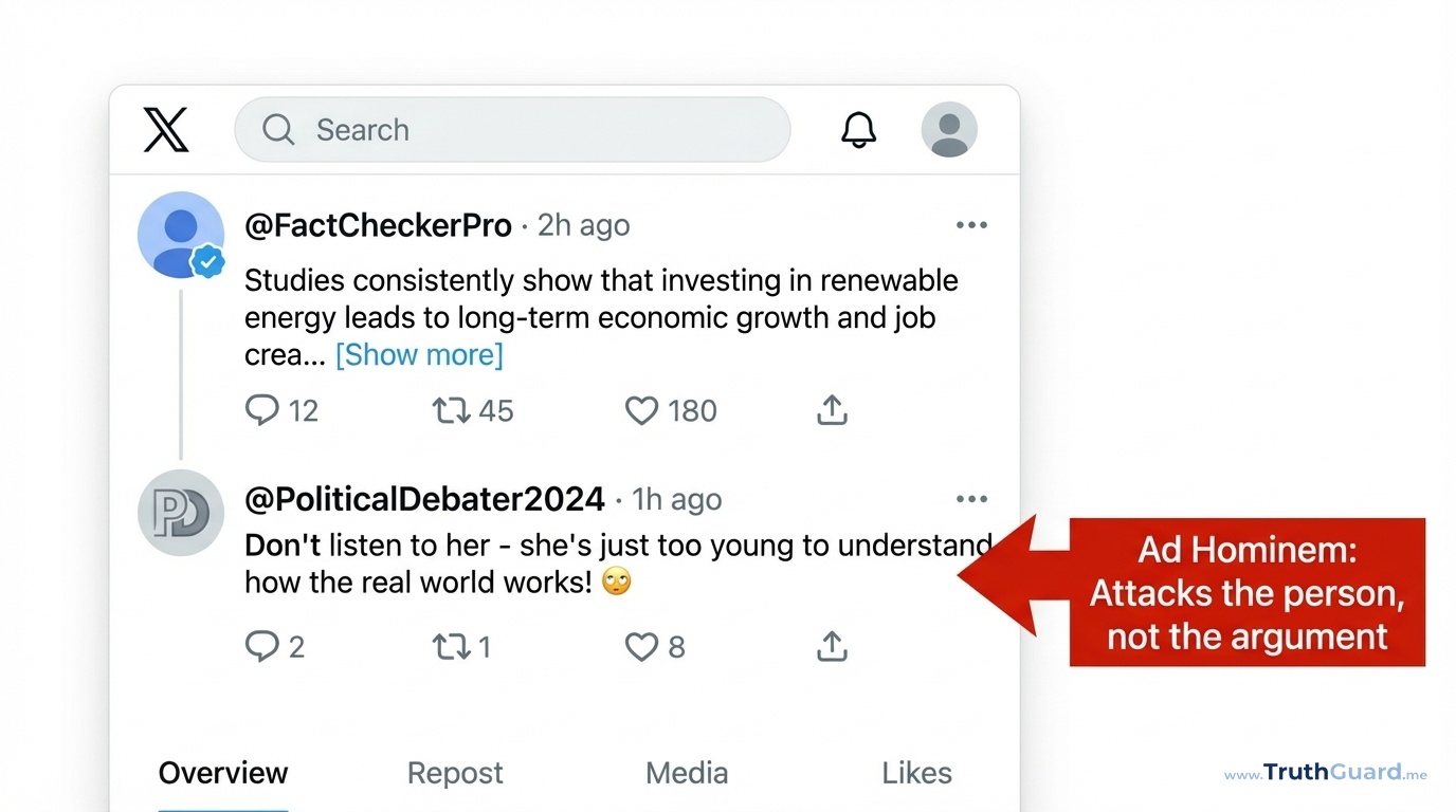 Ad Hominem Attacks: When They Attack the Person, Not the Argument