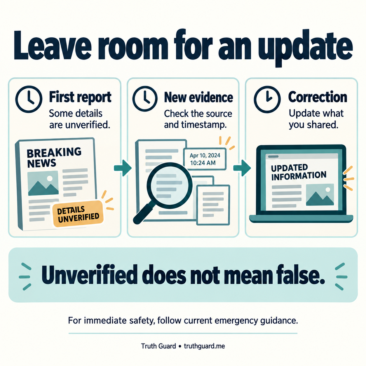 Leave room for an update
