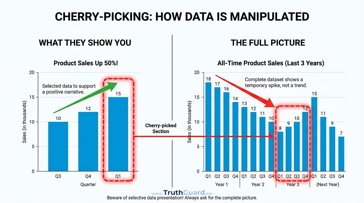 Cherry-Picking Data: When They Only Show You Part of the Story