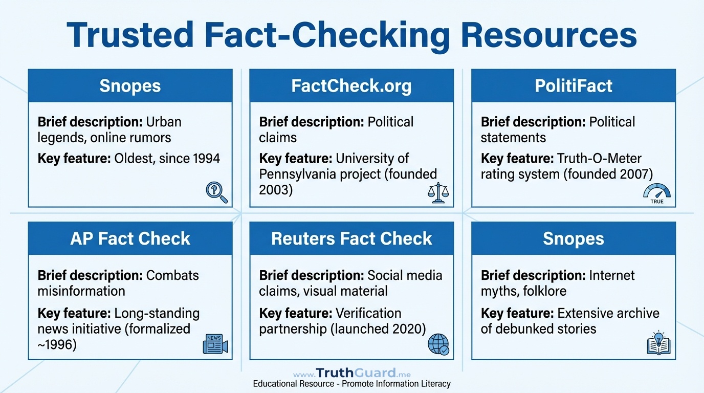 Trusted Fact-Checking Resources