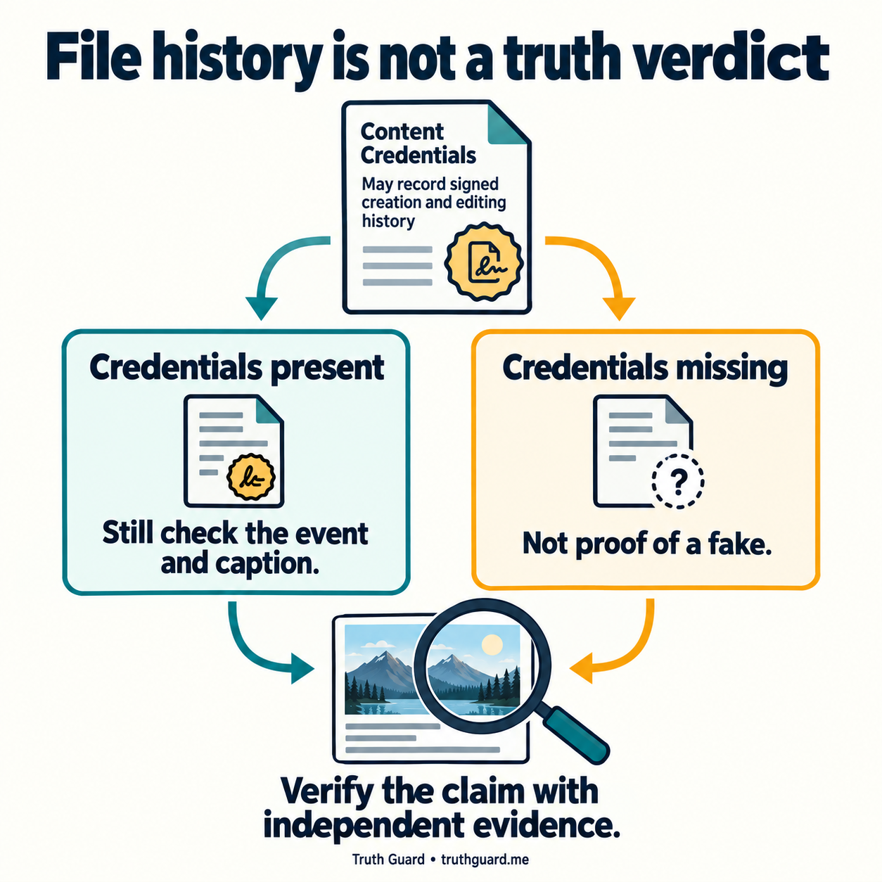 File history is not a truth verdict