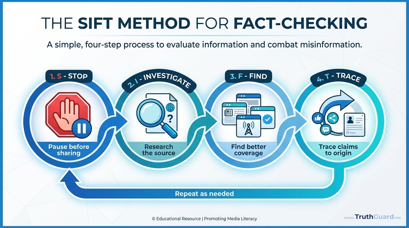 The SIFT Method: A Simple Way to Fact-Check